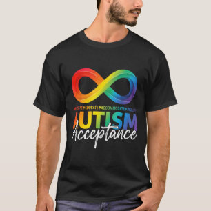 Camiseta Símbolo de infinito de aceptación y conciencia del