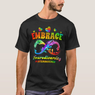 Camiseta Símbolo de infinito de conciencia del autismo Abra