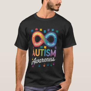 Camiseta Símbolo de Infinito de Conciencia del Autismo Neur