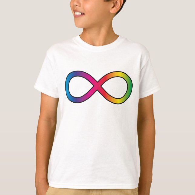 Camiseta Símbolo de infinito de neurodiversidad (Anverso)