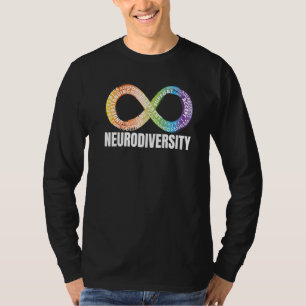 Camiseta Símbolo de infinito de neurodiversidad Espectro Co