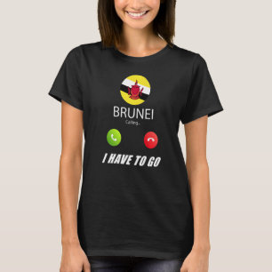 Camiseta Símbolo de la bandera de Brunéi al que Brunéi llam