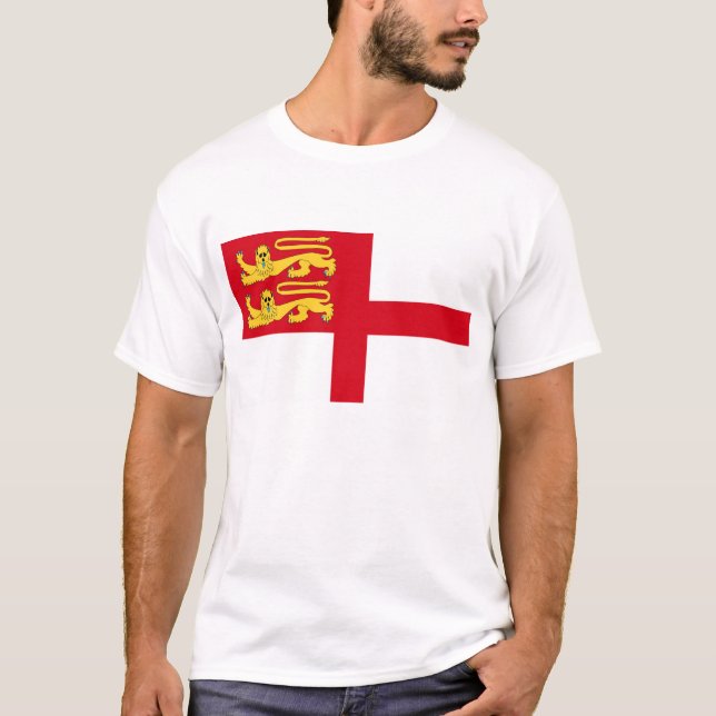 Camiseta Símbolo de la bandera de la isla sarda de Bailiwic (Anverso)