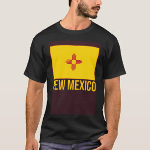 Camiseta Símbolo de la bandera de Nuevo México Zia