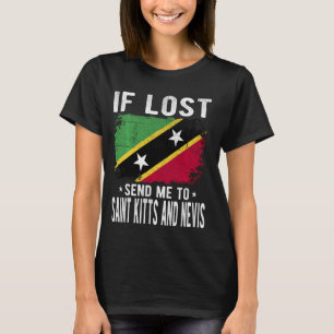 Camiseta Símbolo de la bandera de San Cristóbal y Nieves -
