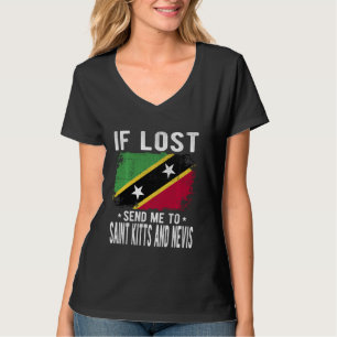 Camiseta Símbolo de la bandera de San Cristóbal y Nieves - 