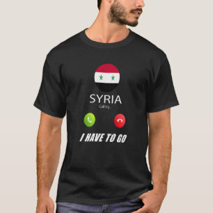 Camiseta Símbolo de la bandera de Siria que llama Siria