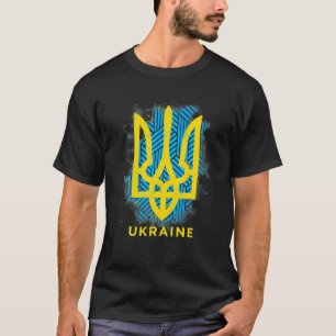 CAMISETA SÍMBOLO DE LA BANDERA DE UCRANIA