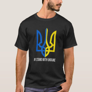 CAMISETA SÍMBOLO DE LA BANDERA DE UCRANIA