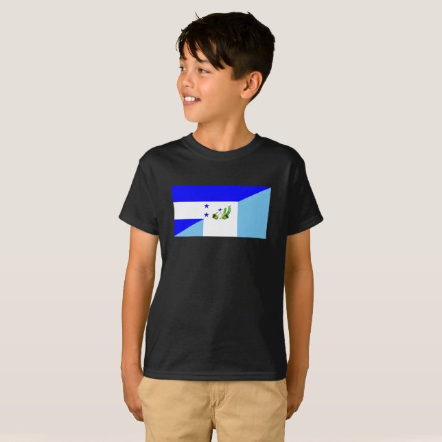 Camiseta símbolo de la bandera del país de Honduras (Anverso completo)