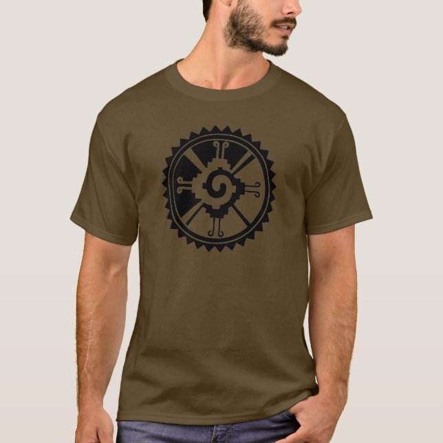 Camiseta Símbolo de la Deidad Maya Hunab Ku (Anverso)