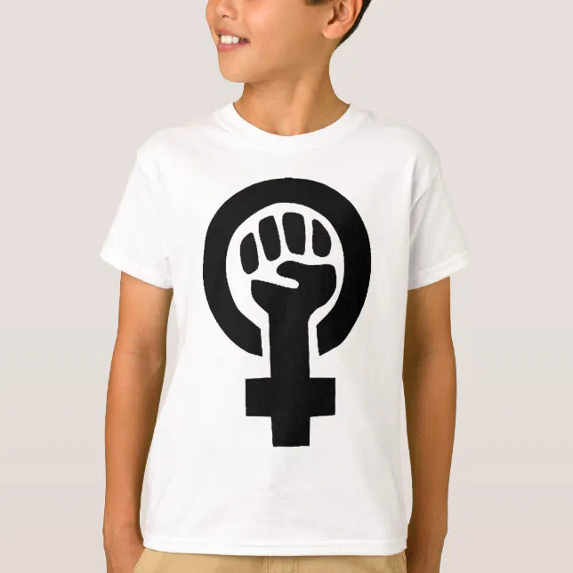Camiseta la feminista del poder del chica | Zazzle.es