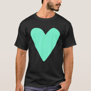 Camiseta Símbolo de la forma del corazón Amor Amor Amabilid