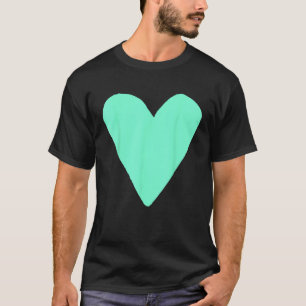 Camiseta Símbolo de la forma del corazón Amor Amor Amabilid