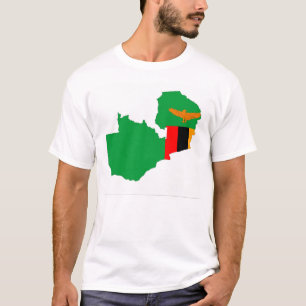 Camiseta símbolo de la forma del mapa de la bandera de país
