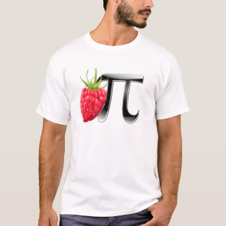 Camiseta Símbolo de la frambuesa y del pi