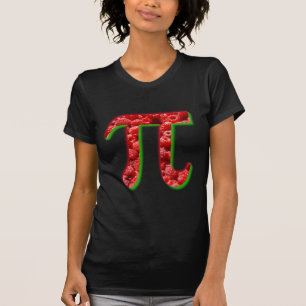 Camiseta Símbolo de la frambuesa y del pi