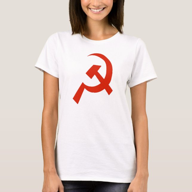 Camiseta Símbolo de la franja de martillo de la URSS (Anverso)