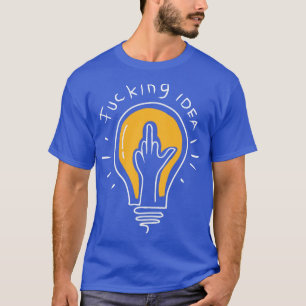 Camiseta Símbolo de la lámpara de la mala idea