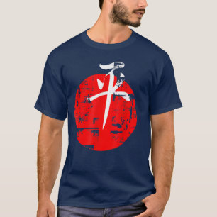 Camiseta Símbolo de la paz de edad avanzada perturbada apar