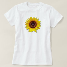 Camiseta Símbolo de la Paz Interior del Girasol Ucrania Flo