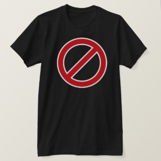 Camiseta Símbolo de la prohibición Sign/No