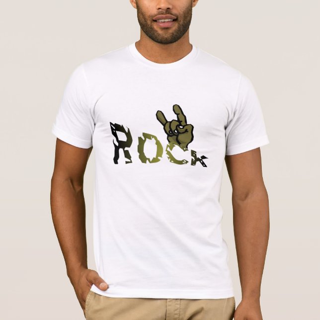 Camiseta Símbolo de la roca (Anverso)