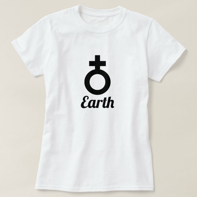 Camiseta Símbolo de la Tierra (Diseño del anverso)