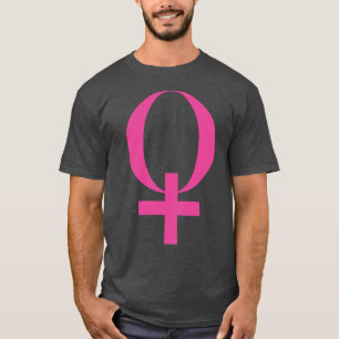 Camiseta Símbolo de la Venus planetaria (rosa)
