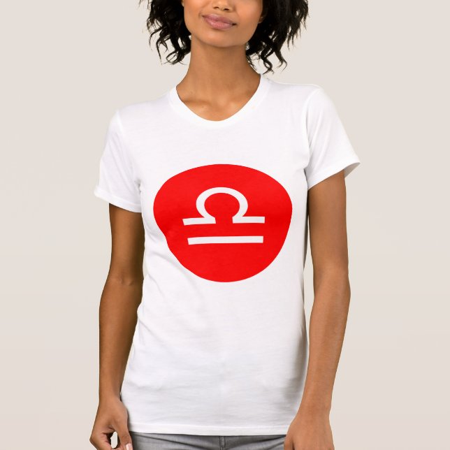Camiseta Símbolo de Libra - Personalizado (Anverso)