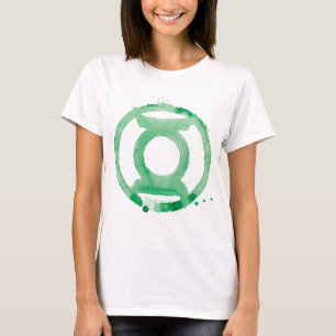 Camiseta Símbolo de linterna de café - verde