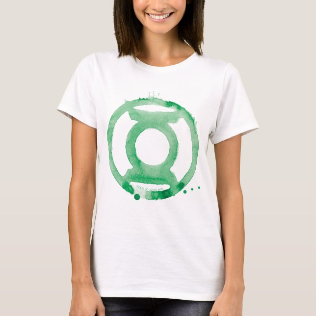 Camiseta Símbolo de linterna de café - verde (Anverso)