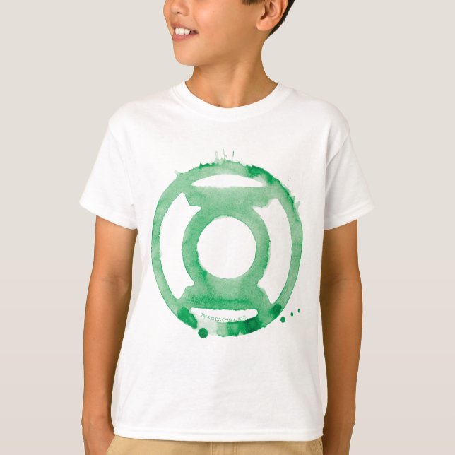 Camiseta Símbolo de linterna de café - verde (Anverso)