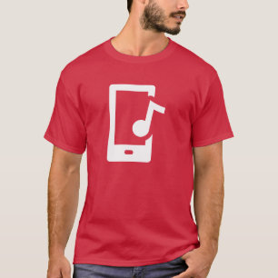 Camiseta Símbolo de los medios de dispositivo