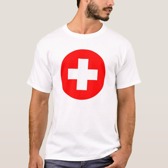 Camiseta Símbolo de los primeros auxilios (Anverso)