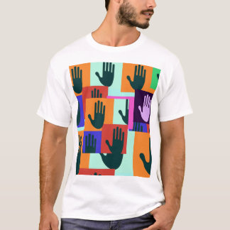 Camiseta Símbolo de mano abierta