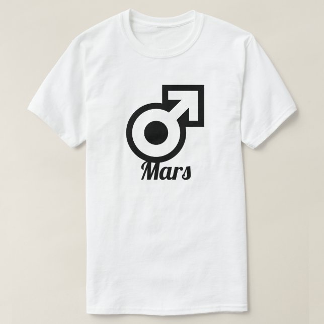 Camiseta Símbolo de Marte (Diseño del anverso)