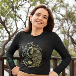 Camiseta Símbolo de meditación espiritual Yin y Yang de Gua