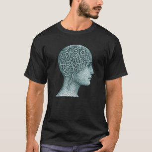 Camiseta Símbolo de mente excesivamente pensativa para cami