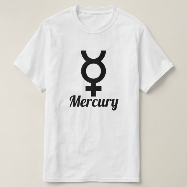 Camiseta Símbolo de mercurio (Diseño del anverso)