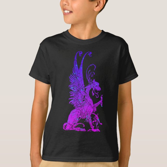 Camiseta Símbolo de monstruo de la Basílica de Neon Bestia  (Anverso)