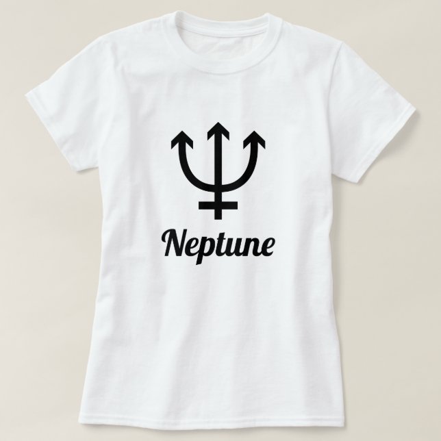 Camiseta Símbolo de Neptuno (Diseño del anverso)