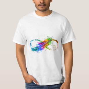 Camiseta Símbolo de neurodiversidad arco iris autismo infin
