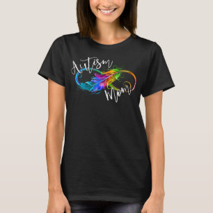 Camiseta Símbolo de neurodiversidad arco iris autismo infin