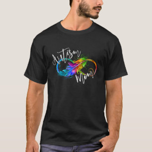 Camiseta Símbolo de neurodiversidad arco iris autismo infin