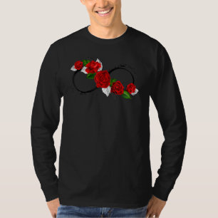 Camiseta Símbolo de neurodiversidad autismo rojo rosa infin