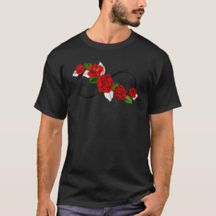 Camiseta Símbolo de Neurodiversidad Rosa Rojo Infinito Auti