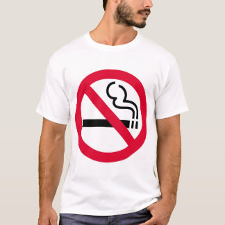 Camiseta Símbolo de no fumadores