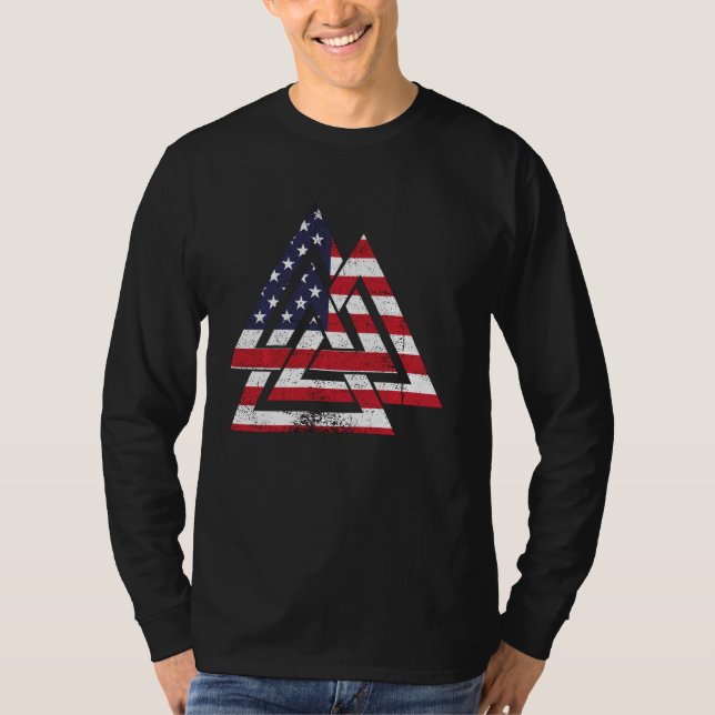Camiseta Símbolo de nueces Estados Unidos Bandera Estadouni (Anverso)