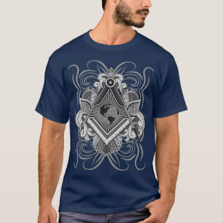 Camiseta Símbolo de Occult Day secreto místico masónico
